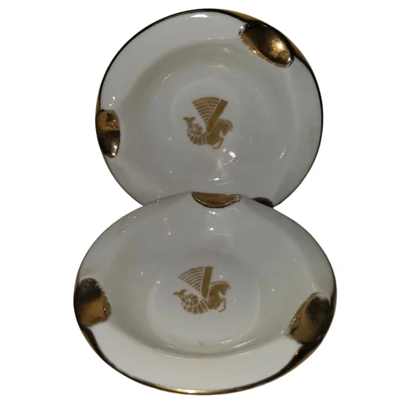 Vintage Mid-Century Air France Ashtrays. - Picture 1 of 6